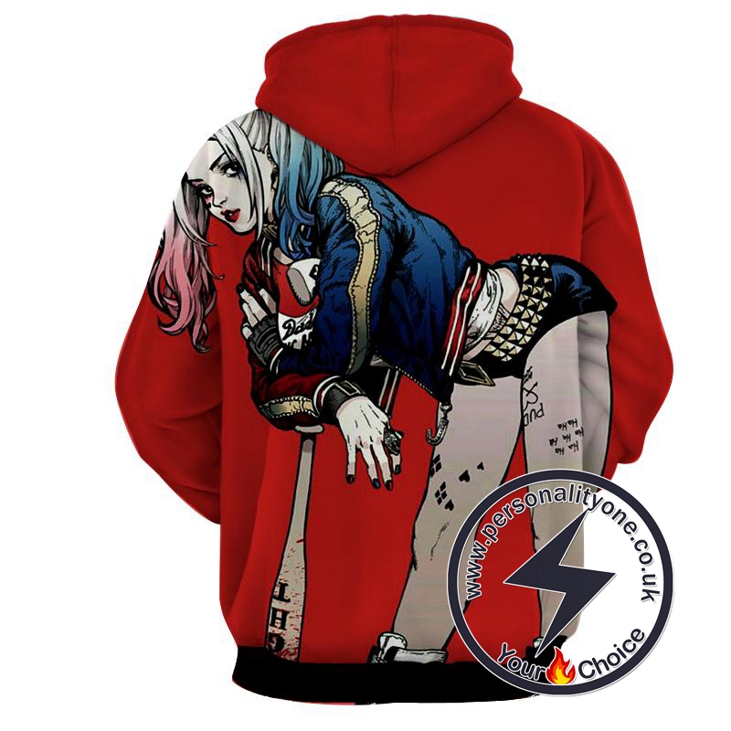 Harley Quinn - Harley Quinn 3D - Hoodies